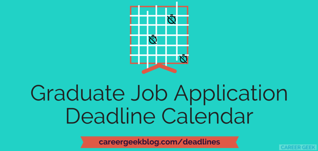 Graduate Job Application Deadline