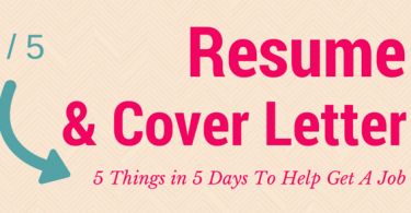 Start with a good resume and cover letter