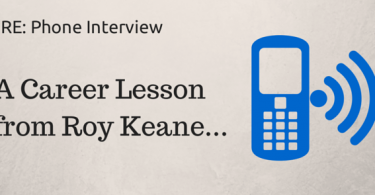 RE- Phone InterviewA Career Lesson From