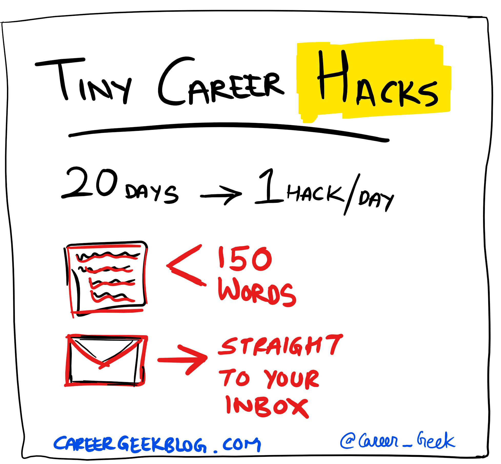 Tiny Career Hacks Feature Image