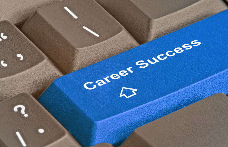 Keyboard with key for career success